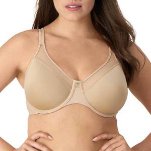 lot 1099 image: Bali Womens One Smooth U Ultra Light Illusion Neckline Underwire Bra, Nude,34C