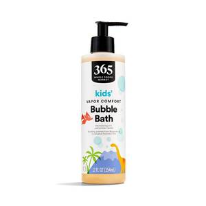 lot 1133 image: 365 by Whole Foods Market, Kids Vapor Comfort Bubble Bath, Rosemary & Eucalyptus Essential Oils, 12 Fl Oz