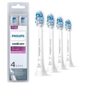 lot 1217 image: Philips Sonicare Optimal Gum Care Replacement Toothbrush Heads, HX903465, BrushSync�� Technology, White 4-pk
