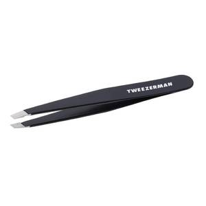 lot 1248 image: Tweezerman Black Stainless Steel Slant Tweezer - Eyebrow Tweezers for Women and Men