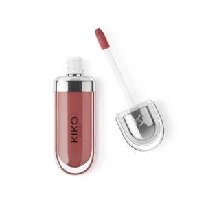 lot 1259 image: Kiko Milano 3D Hydra Lip Gloss High Shine, Hydrating, Plumping, Non-Sticky, Moisturizing Lip Makeup 21 Brun Rose 6.5ml