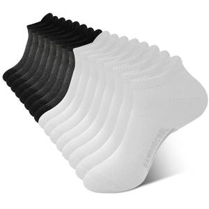 lot 1276 image: BAMBOO COOL Mens Ankle Socks Athletic Cushioned Moisture Wicking, Running Socks Arch Support Breathable, Heel Tab 8 Pack, XL
