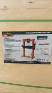 lot 5311 image: (LHR-SP50) LandHonor - 50 Ton Hydraulic Shop Press - Unused