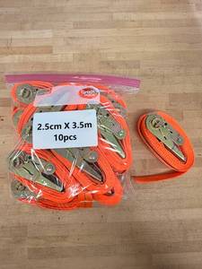 lot 5435 image: W&nbsp3.5m Ratchet Bind Belt - 10pcs.