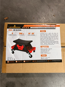 lot 5352 image: WLHR-BLC9010 - Landhonor - 300lbs Tool Stool - Unused