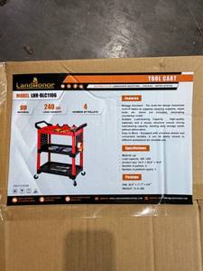 lot 5358 image: W LHR-BLC1106 - Land Honor - 240lbs Tool Cart - Unused