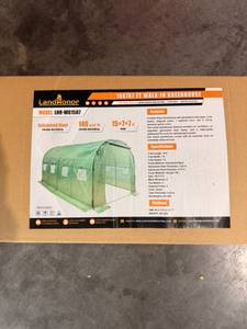 lot 5363 image: WLHR-WG1507 - LandHonor - 15ft Walk-In Greenhouse - Unused