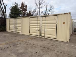 lot 5373 image: ZXJU0256127 - (40 Yellow Container w 2 Side Doors) - Unused