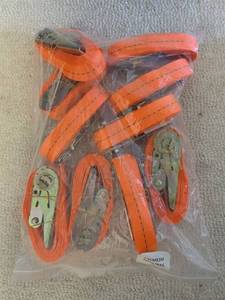 lot 2653 image: Lot of 10 Tie Down Straps - 3m Length