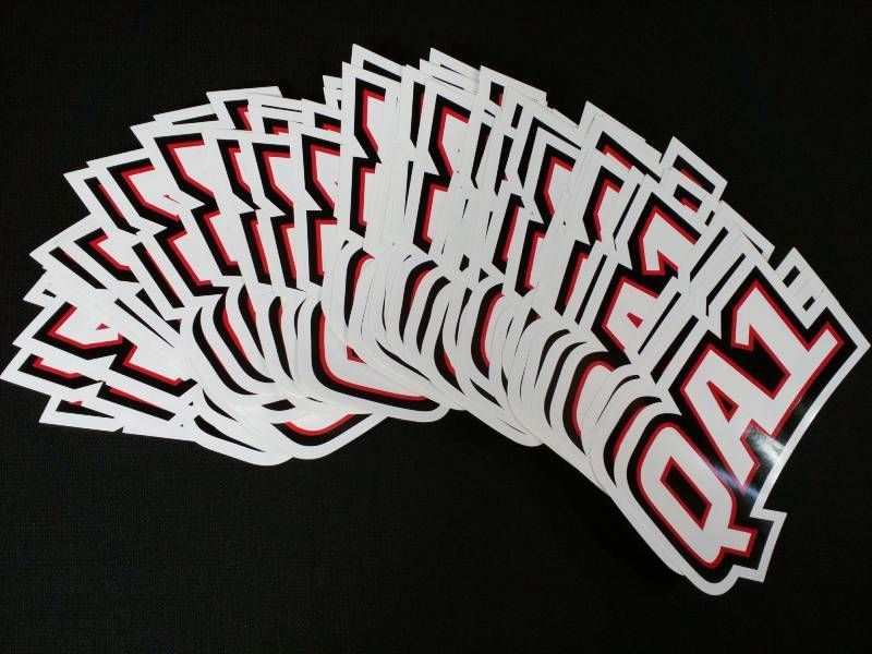 lot 7 image: QAI Suspension Decal Stickers Hot Rod Drag Racing
