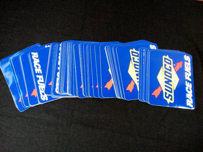 lot 19 image: Sunoco Racing Decal Stickers