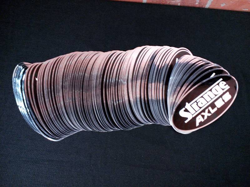 lot 26 image: Strange Axles Decal Stickers