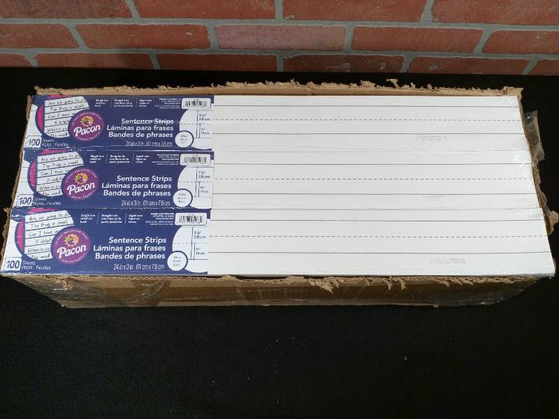 lot 37 image: Pacon Sentence Strips