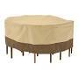 lot 39 image: Veranda Round Patio Table & Chair Covers