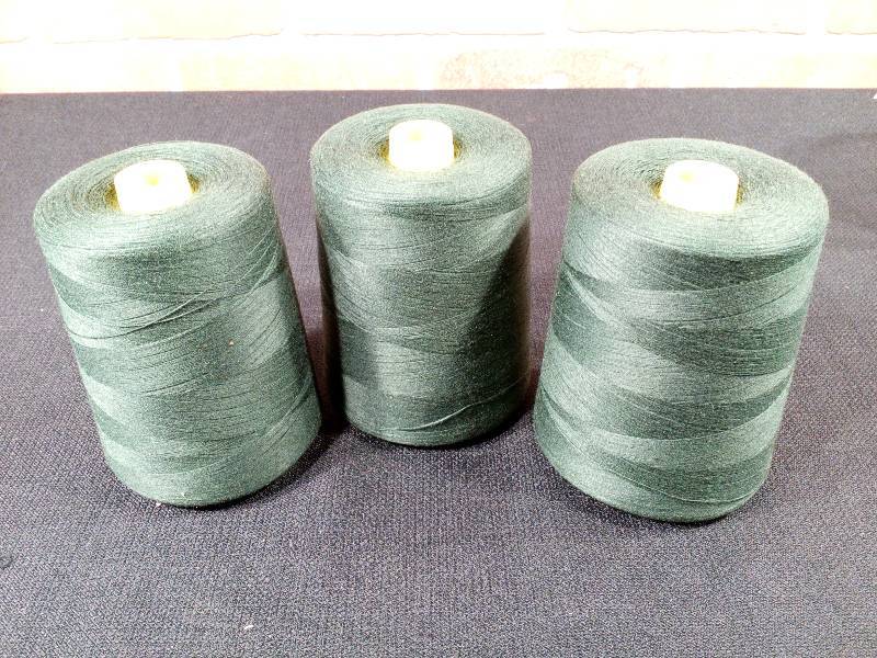 lot 56 image: Coats Spin Meta Aramid Tex 60 Soft Olive Thread