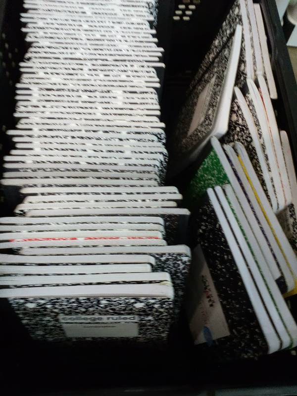 lot 100 image: Composition Books Variety Lot