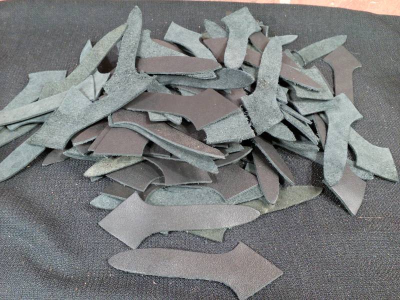 lot 159 image: Leather Straps For Crafting Luggage Earrings Books Journaling & More