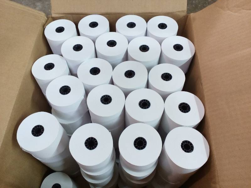 lot 196 image: Universal Calculator Adding Machine Paper Rolls
