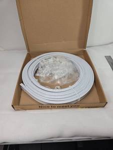 lot 49 image: Flexible Ceiling Curtain Track Set - 16.4ft