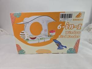lot 53 image: Birdkiss Window Bird Feeder