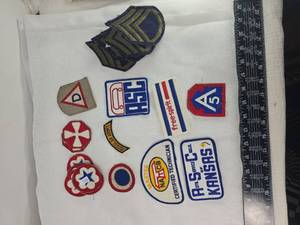lot 116 image: Military Unit Patch and Insignia Collection