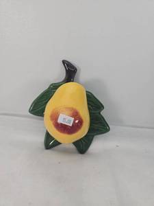 lot 209 image: Takahashi Ceramic Pear Wall Pocket