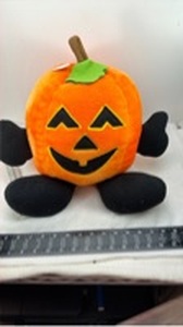 lot 221 image: Disney Mickey Mouse Halloween Pumpkin Plush