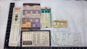 lot 234 image: Technical Reference Calculator Cards Set