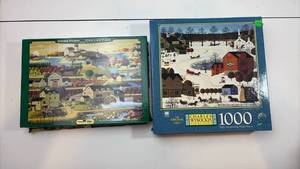 lot 248 image: Charles Wysockis Hometown Collection 1000 Piece Puzzle