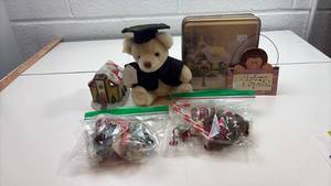 lot 249 image: Graduation Bear Collection with Chocolate Tin