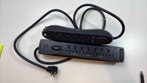 lot 251 image: GE 8-Outlet Surge Protector Power Strip