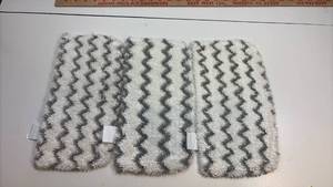 lot 262 image: Plush Chevron Microfiber Mop Pads - Set of 3