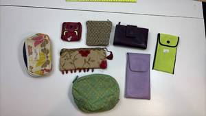 lot 287 image: Mixed Lot of 8 Fashion Cosmetic Bags and Wallets