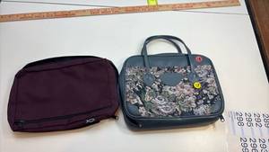 lot 288 image: Floral Print and Solid Travel Bags Set