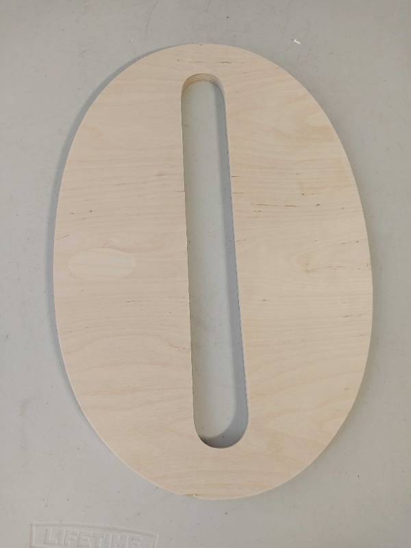lot 40994 image: 0 Wooden Number with 2 mounting holes 