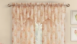 lot 41002 image: Royal Court Eliana Floral Swag Valance
