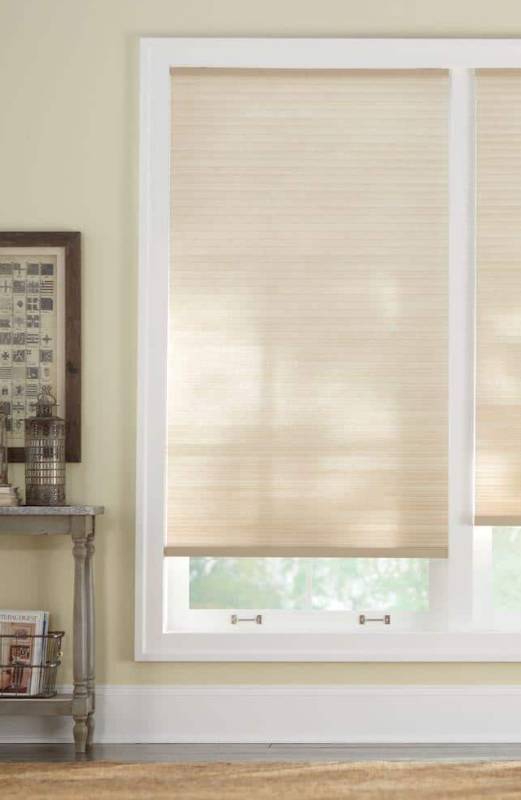 lot 41287 image: Sahara Cordless Light Filtering Cellular Shades for Windows- One Panel - 48 in. W x 72 in. L (Actual Size 47.75 in. W x 72 in.L)  - Retail $108