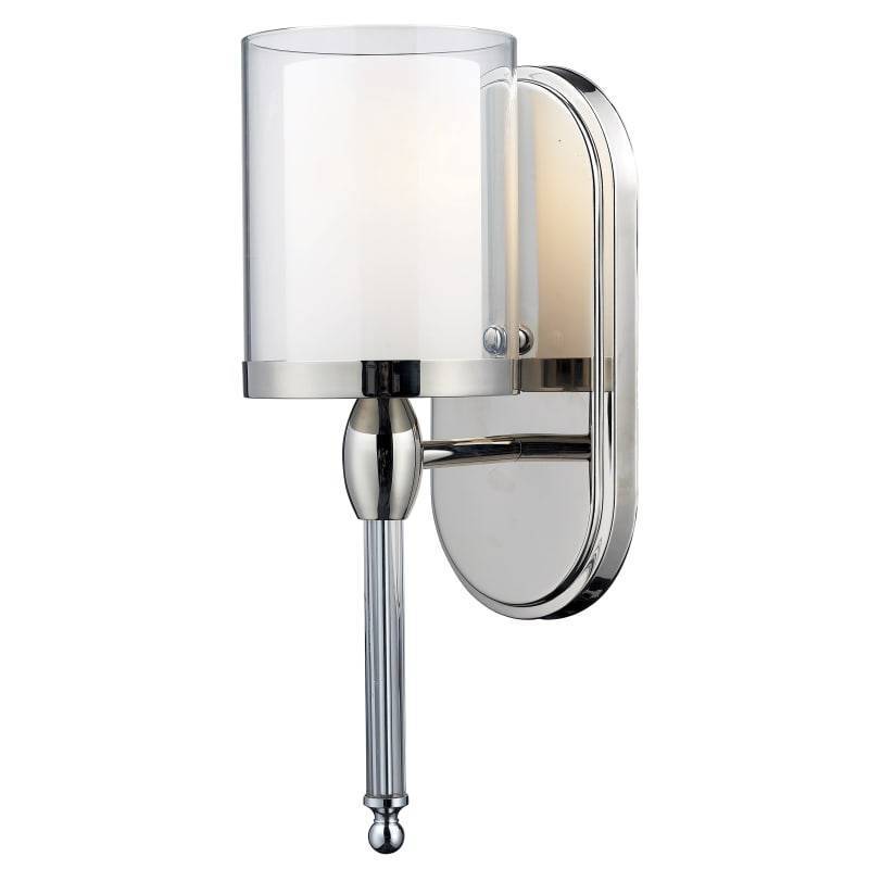 lot 41292 image: Z-Lite Argenta 1-Light Wall Sconce  Chrome 35