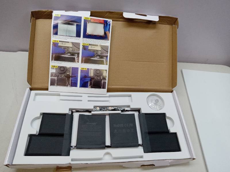 lot 49517 image: Asmark Battery Replacement For MacBook with Installation Guide