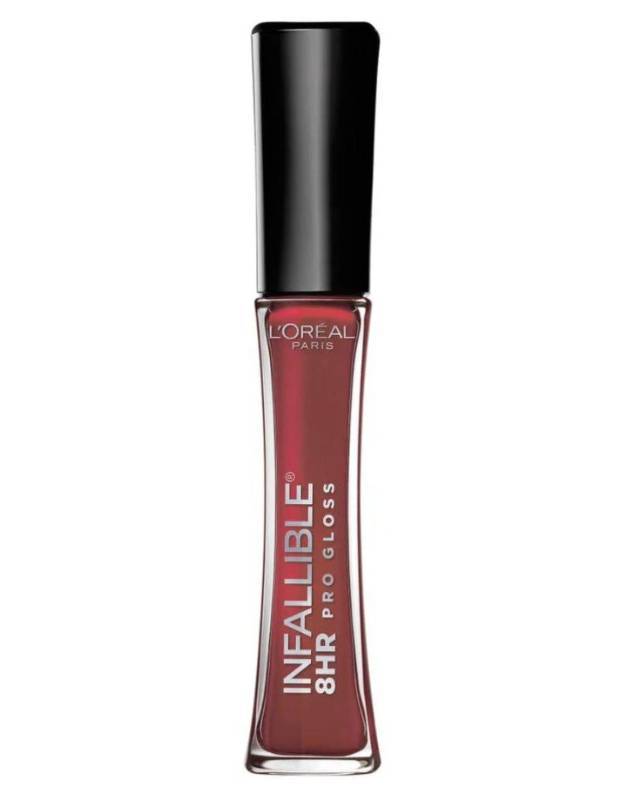 lot 63032 image: FACTORY SEALED - L Oreal Paris Infallible 8 Hour Lip Gloss (340-Cherry Flash) & (140-Pink Topaz)  Hydrating Liquid Lip Gloss  0.21 fl oz