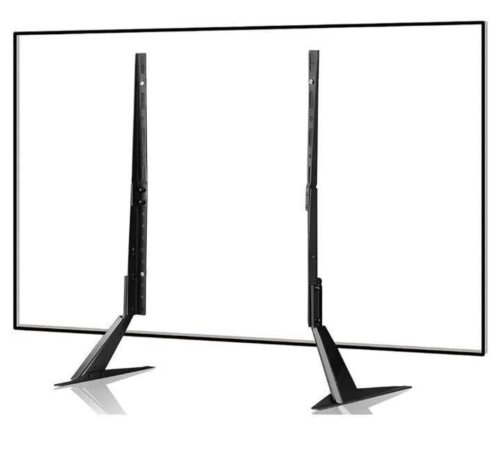 lot 63931 image: (Color Varies From Stock Image) Universal TV Stand, Metal TV Legs for 20-65 inch LCDLEDOLEDPlasma Flat&Curved Screen TV Height Adjustment with VESA 75x75mm to 800x500mm Max ML1760W, White