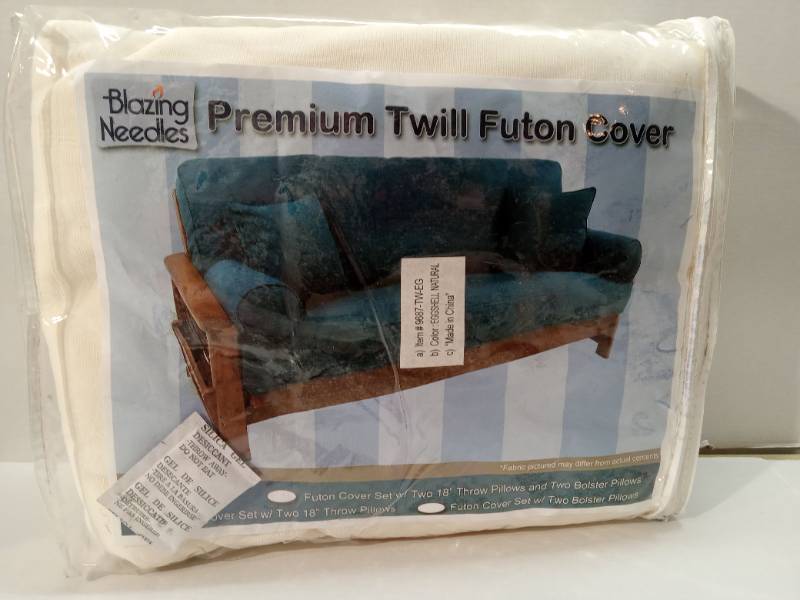 lot 100148 image: (UNUSED) Blazing Needles Premium Twill Futon Cover Set