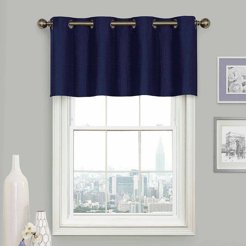 lot 64730 image: Eclipse Clara Grommet Valance, 52 x 18, Nightfall (1 Panel Included)