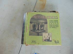 lot 1870 image: Vintage Card Partners drink Holders - with Box