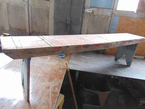 lot 1911 image: Wooden Bench - TLC 