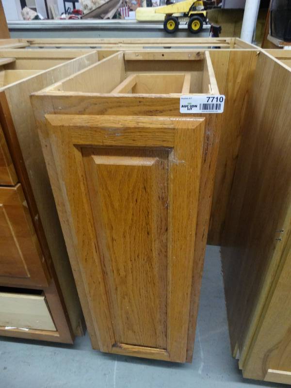 lot 7710 image: Kitchen slide out spice cabinet