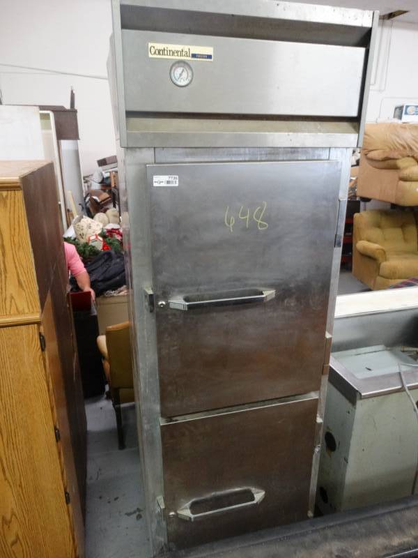 lot 7736 image: Continental commercial 2 door ss freezer