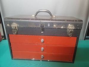 lot 40 image: Machinist Tool Box with Red Drawers