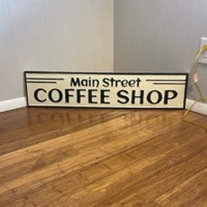 lot 78 image: Main Street Coffee Shop Sign