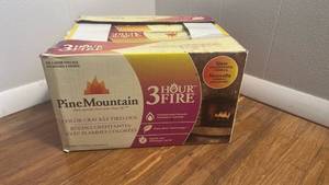 lot 80 image: Pine Mountain 3-Hour Color Crackle Firelogs Box Set